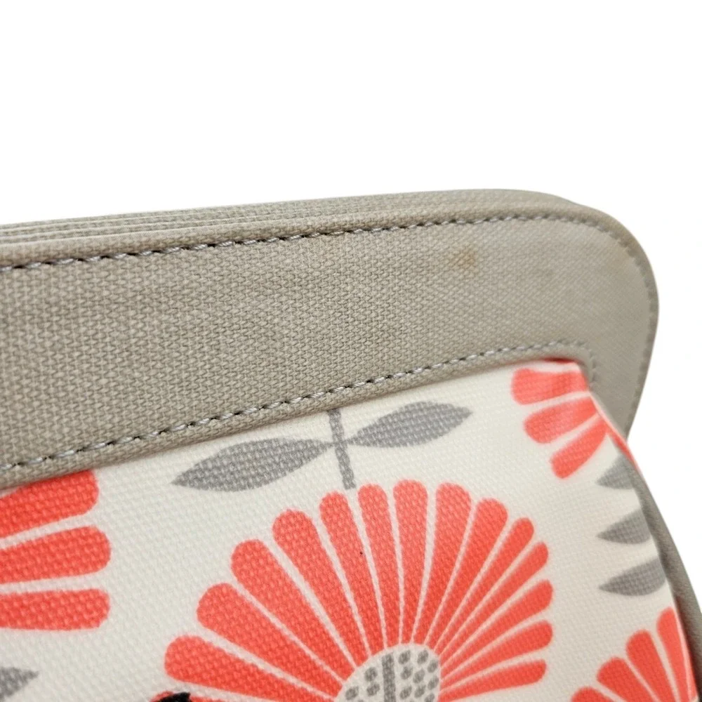 Petunia Pickle Bottom Diaper Bag Red Orange‎ Coral Shoulder Floral Waterproof